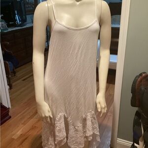 ODDY Cream Chemise Slip